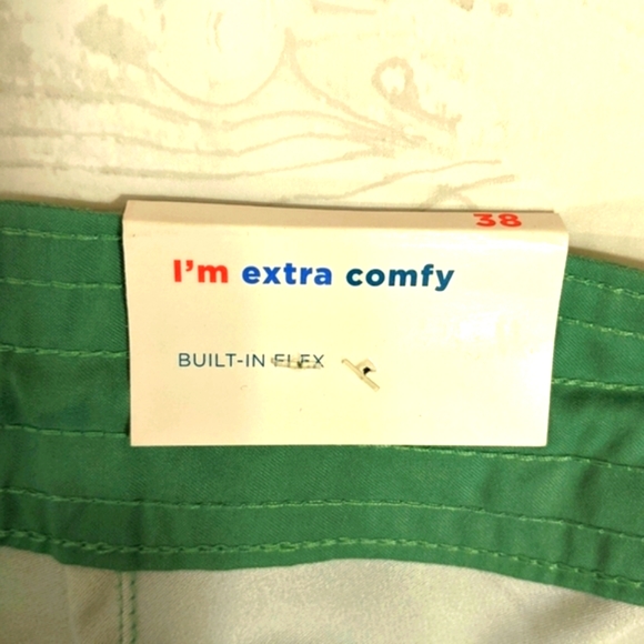 Old Navy Men's Board Shorts Size 38 Waist California Style Green with Flex - Picture 8 of 10